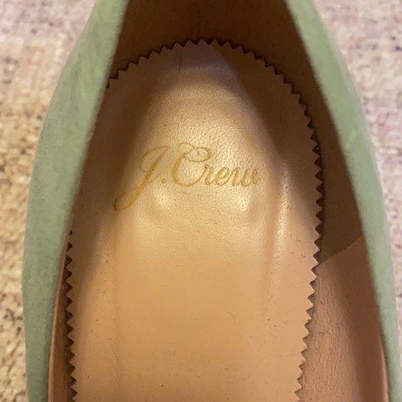 J. Crew suede aqua pumps - 9.5 - Picture 6 of 7